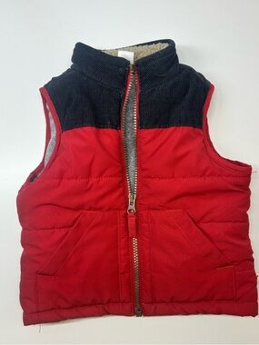 Carter’s Red Puffer Vest – Size 24 Months
